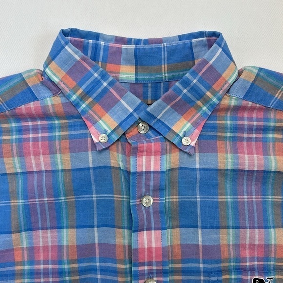Mens Vineyard Vines Tucker Classic Fit Plaid Shirt - Picture 4 of 9